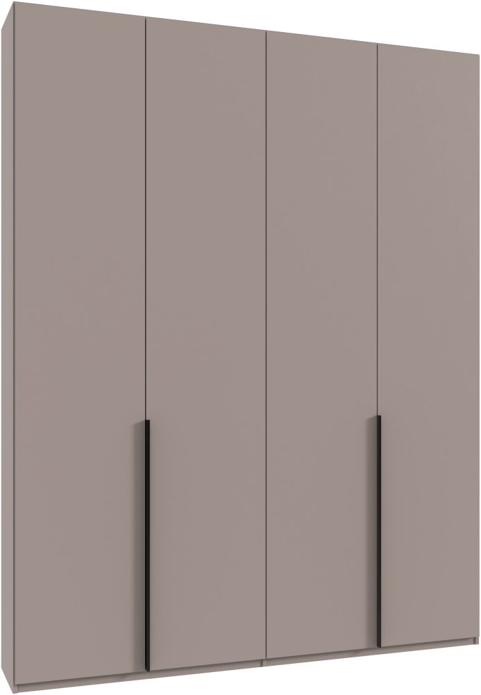 Wimex Kleiderschrank »Mugano,in 8 Breiten,3 Höhen,2 Tiefen, viele Farben, Made in Germany«, (in Basic oder Premium Ausstattung mit 2 weiteren Einlegeböden), mit langen oder kurzen Griffen aus Metall, mit oder ohne Spiegel