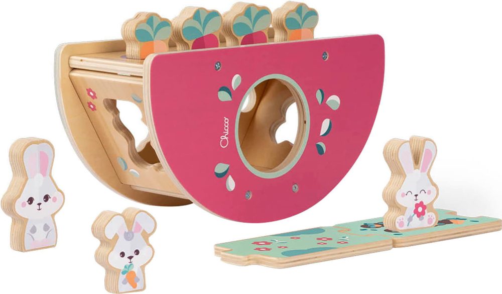 Chicco Steckspielzeug »My Wood Friendy - Der Hasenhügel«