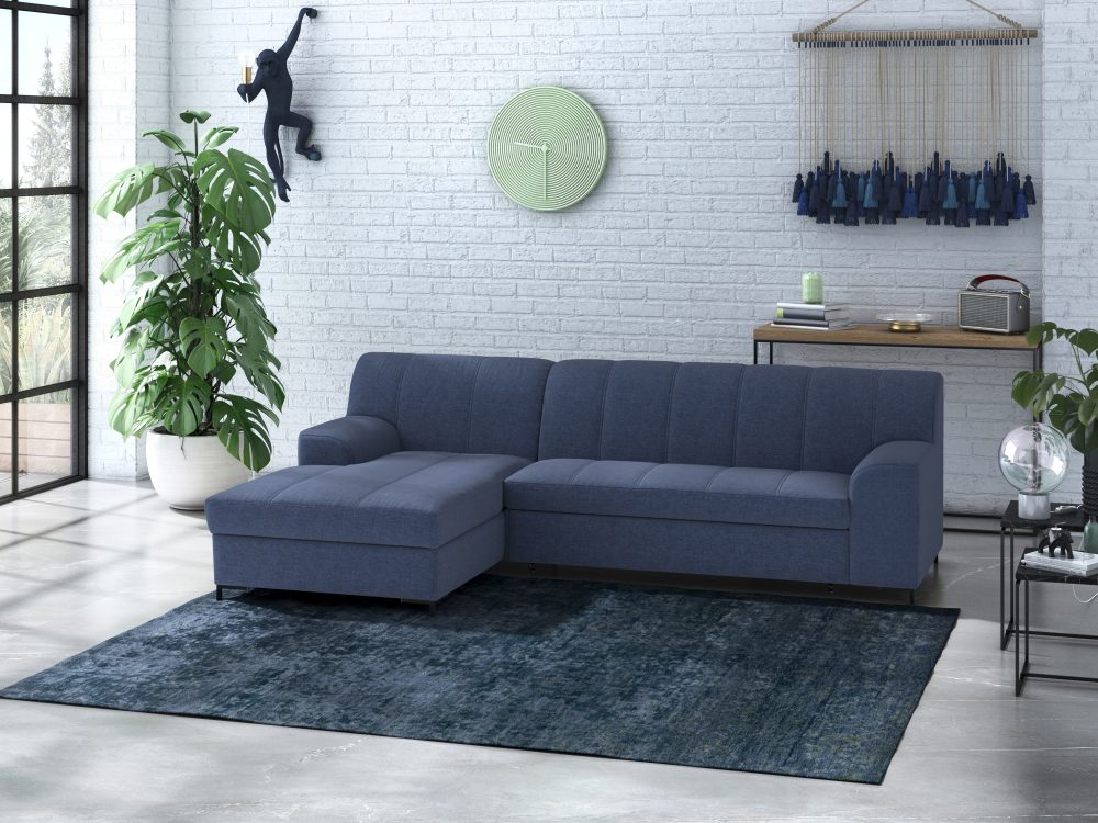 INOSIGN Ecksofa »Balme«, Inkl. Zierkissen, wahlweise mit Bettfunktion