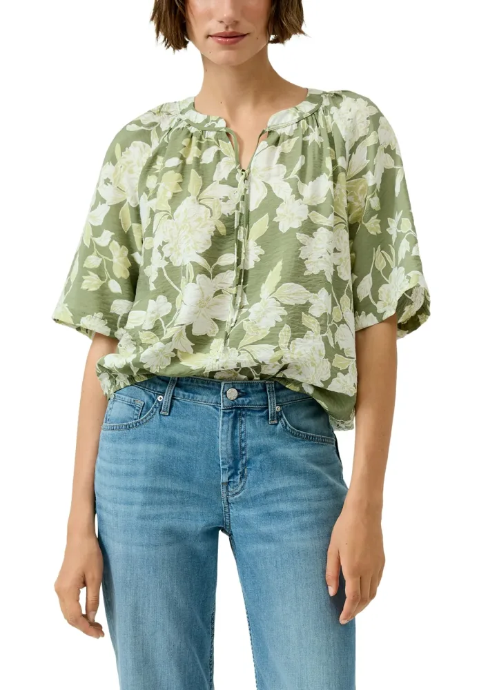 S. Oliver Red Label - Bluse, für Damen, Grün Größe 34