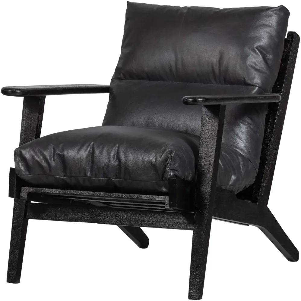 Echtleder Design Sessel „Houston“ De Eekhoorn