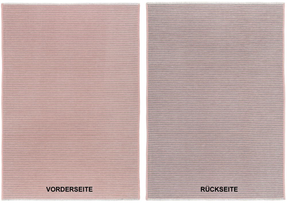 OCI DIE TEPPICHMARKE Teppich »JOKER OF STRIPES«, rechteckig, Wendeteppich, weiche flache Oberfläche