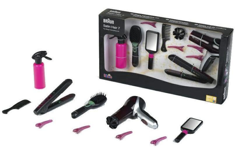 Klein-Toys Frisierset Braun