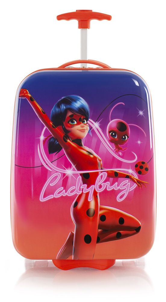 Heys Hartschalen-Trolley »Miraculous Lady Bug, 46 cm«, 2 Rollen, Heys x Joachim Llambi Kindertrolley Kinder Reisegepäck