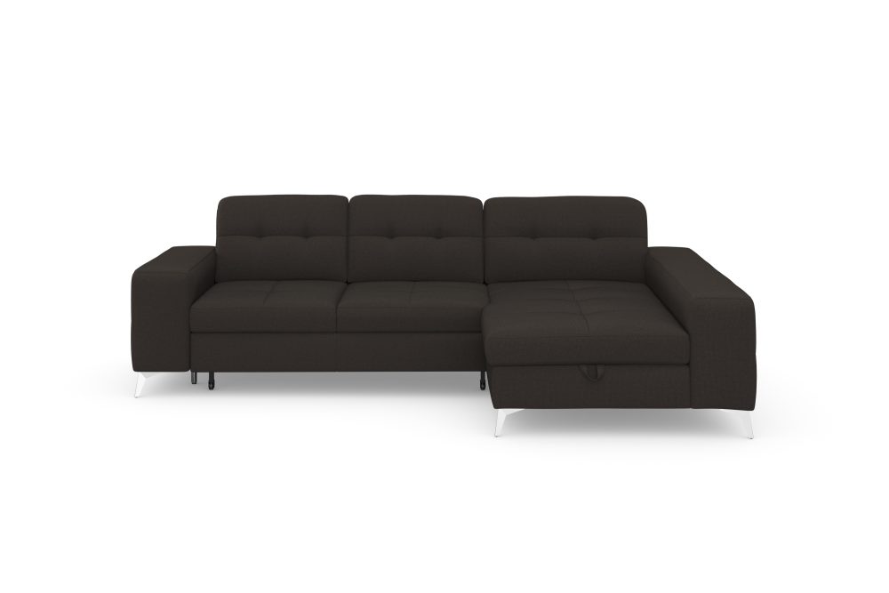 sit&more Ecksofa »Balvieni«, inklusive Sitztiefenverstellung und Federkern, wahlweise mit Bettfunktion und Bettkasten