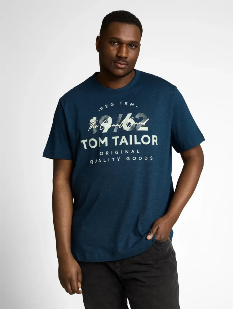 TOM TAILOR PLUS T-Shirt mit Logo Print