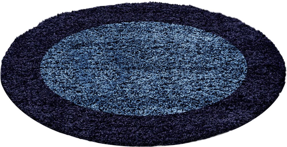 Ayyildiz Teppiche Hochflor-Teppich »Life Shaggy 1503«, rund, Wohnzimmer