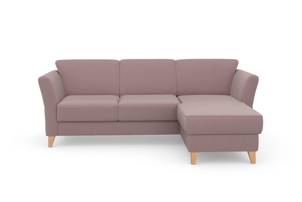 sit&more Ecksofa »Visby«, Wahlweise mit Bettfunktion und Bettkasten, frei im Raum stellbar, mit Federkern, auch erhältlich in dem besonders leicht mit Wasser zu reinigendem 
