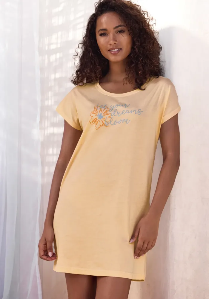 Vivance Dreams by Lascana Nachthemd mit schönem Frontprint
