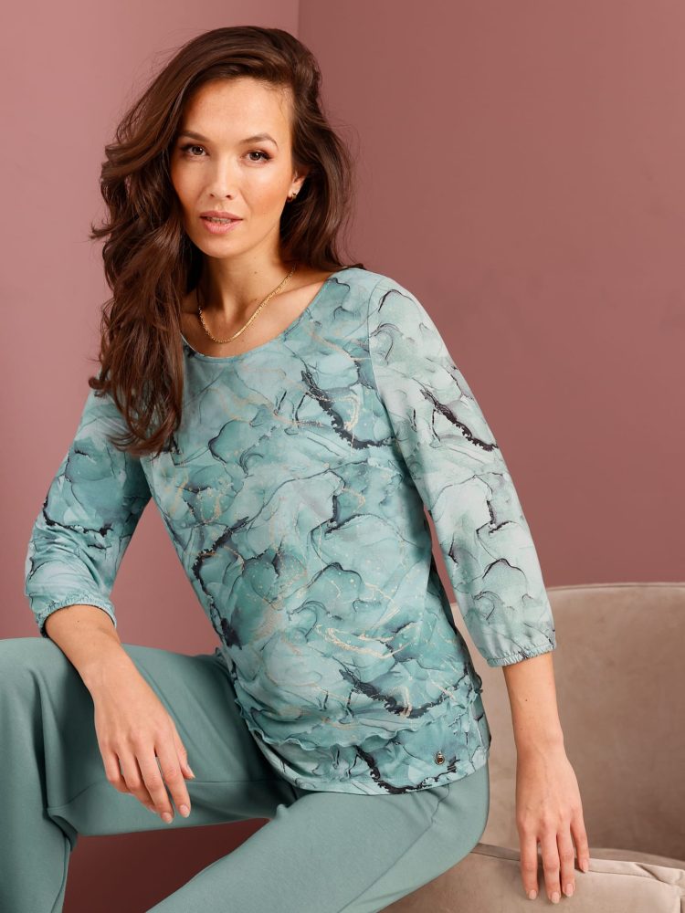 CREATION L PREMIUM Print-Shirt »Mesh-Shirt« 1 Stk. tlg.