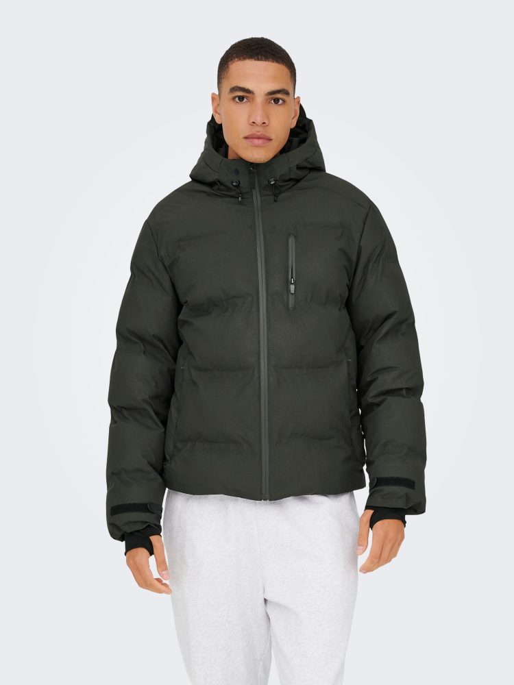 ONLY & SONS Steppjacke »ONSMATHIS PUFFER OTW«, mit Kapuze