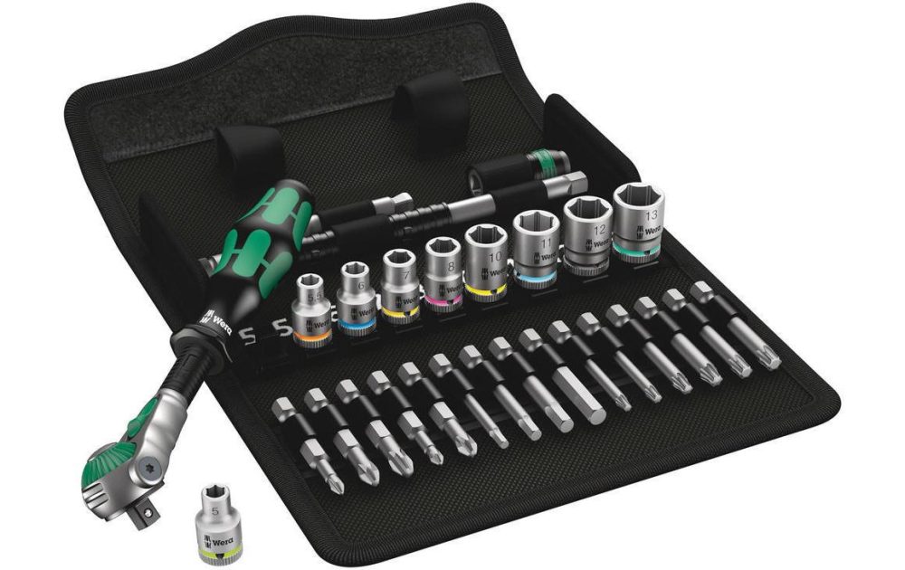 Wera 8100 SA Zyklop Speed Steckschlüsselsatz metrisch 1/4 (6.3 mm) 28teilig 05004016001