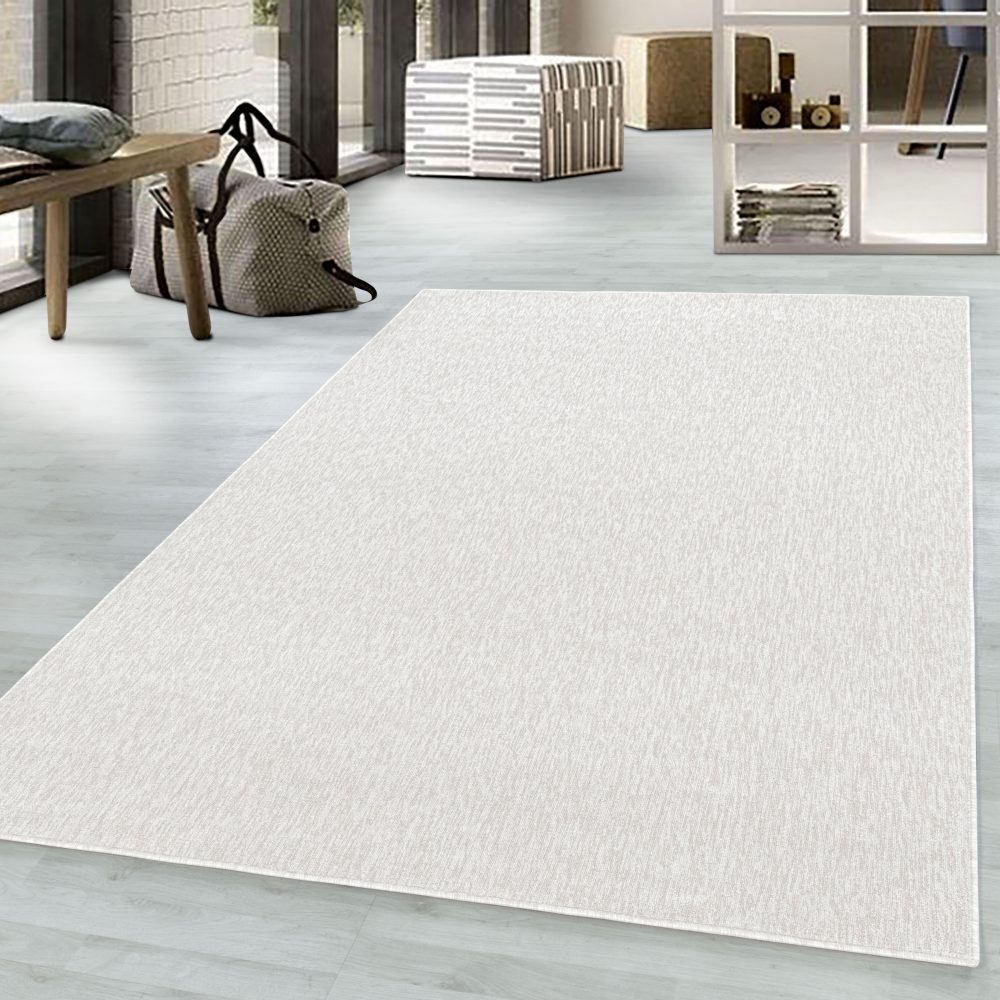 Ayyildiz Teppiche Teppich, rechteckig, 6 mm Höhe, Pflegeleicht, moderner melierter Kurzflor, ringsum gekettelt, Wohnzimmer