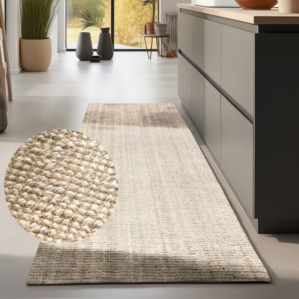 HANSE Home Läufer »Jaipur«, rechteckig, Jute, Natur, Wohnzimmer, Esszimmer, Schlafzimmer, Flur, Modern, Boho