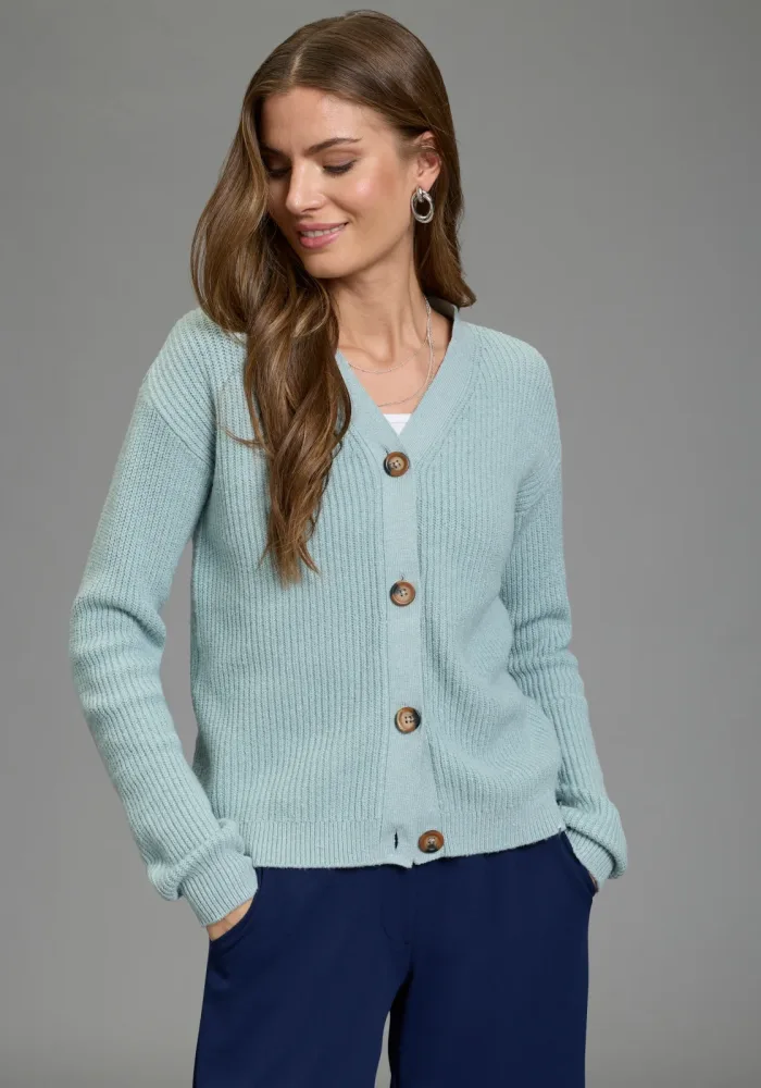 Laura Scott Strickjacke aus Grobstrick, perfekt für den Übergang