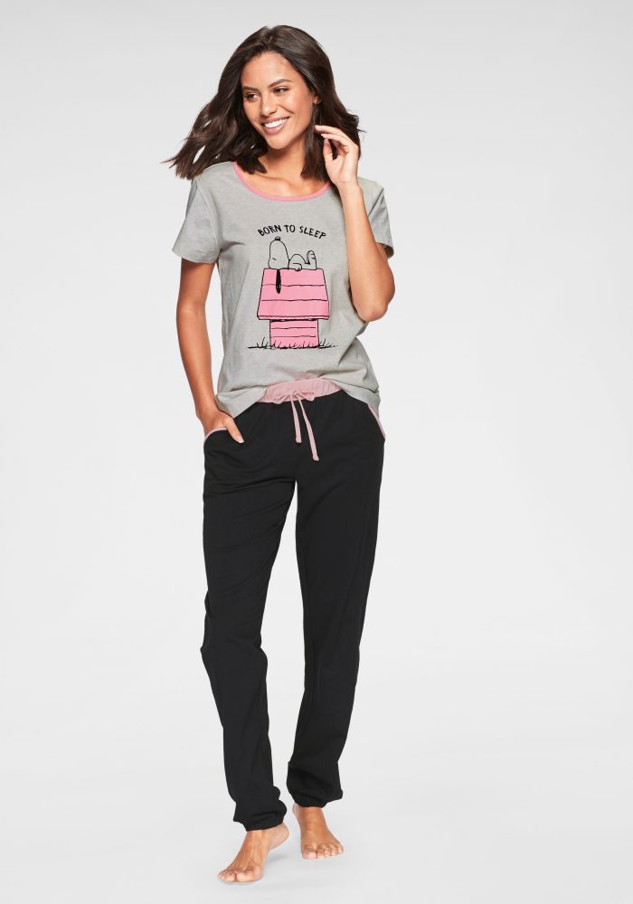 Peanuts Pyjama, mit Snoopy-Print