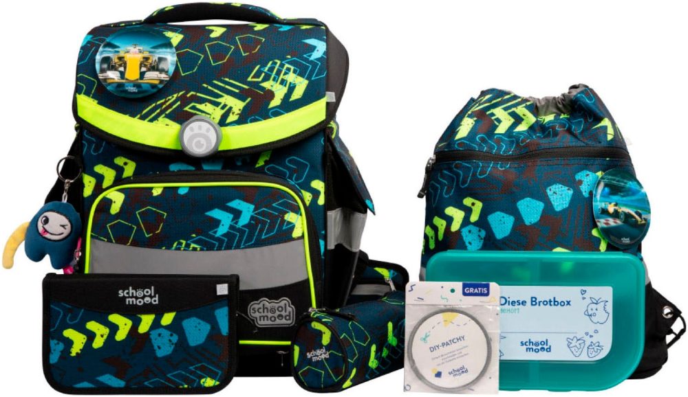 SCHOOL-MOOD® Schulranzen »Timeless Pro«, retroreflektierende Flächen