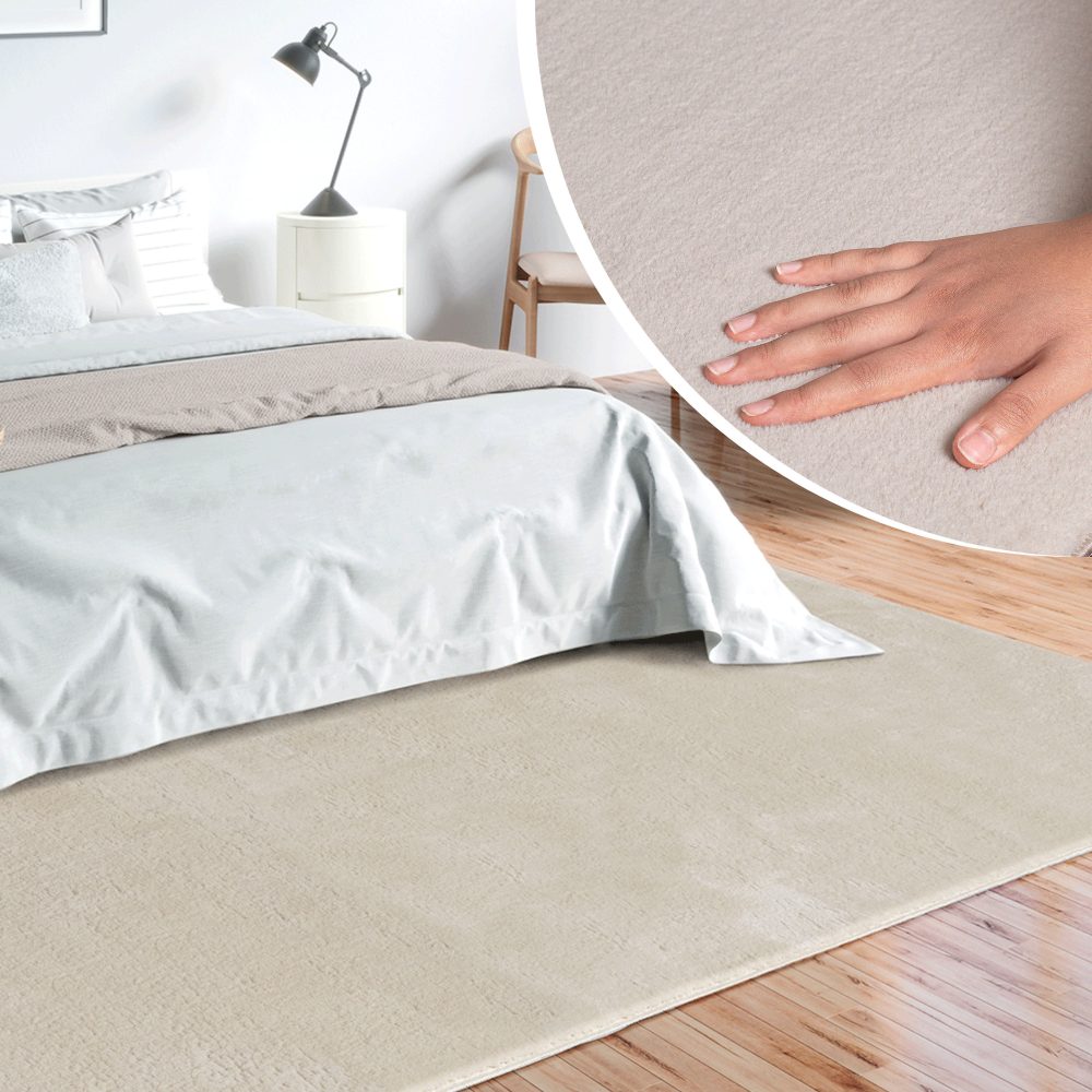 merinos Teppich »Loft 37, Kunstfellteppich«, rechteckig, weich und kuschelig, Fell Haptik, Anti-Rutsch-Unterseite, waschbar