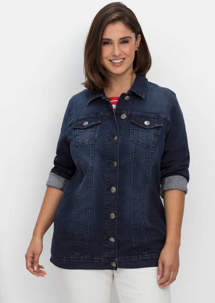 Sheego Jeansjacke, ohne Kapuze