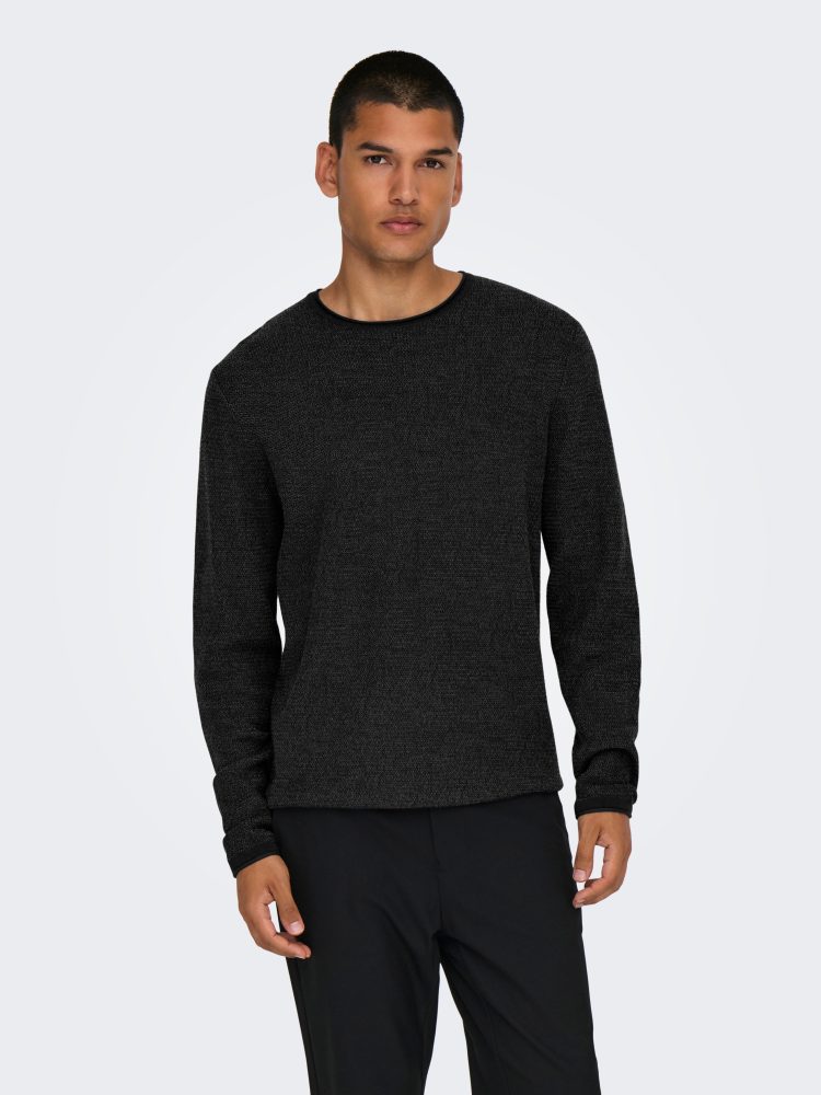 ONLY & SONS Strickpullover »ONSERIC REG 12 STRUC CREW KNIT«