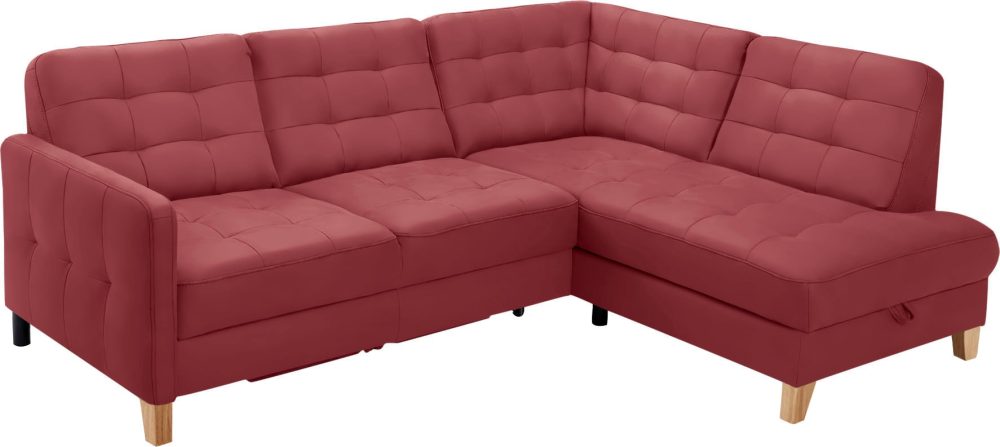 exxpo - sofa fashion Ecksofa »Elio«, wahlweise mit Bettfunktion und Bettkasten, in vielen Bezugsqualitäten