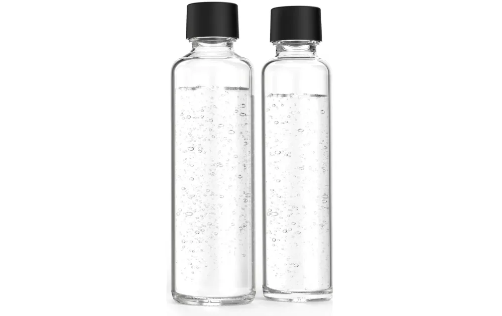 Sodapop - Wassersprudler-Flaschenset, 600 ml/850 ml, Transparent