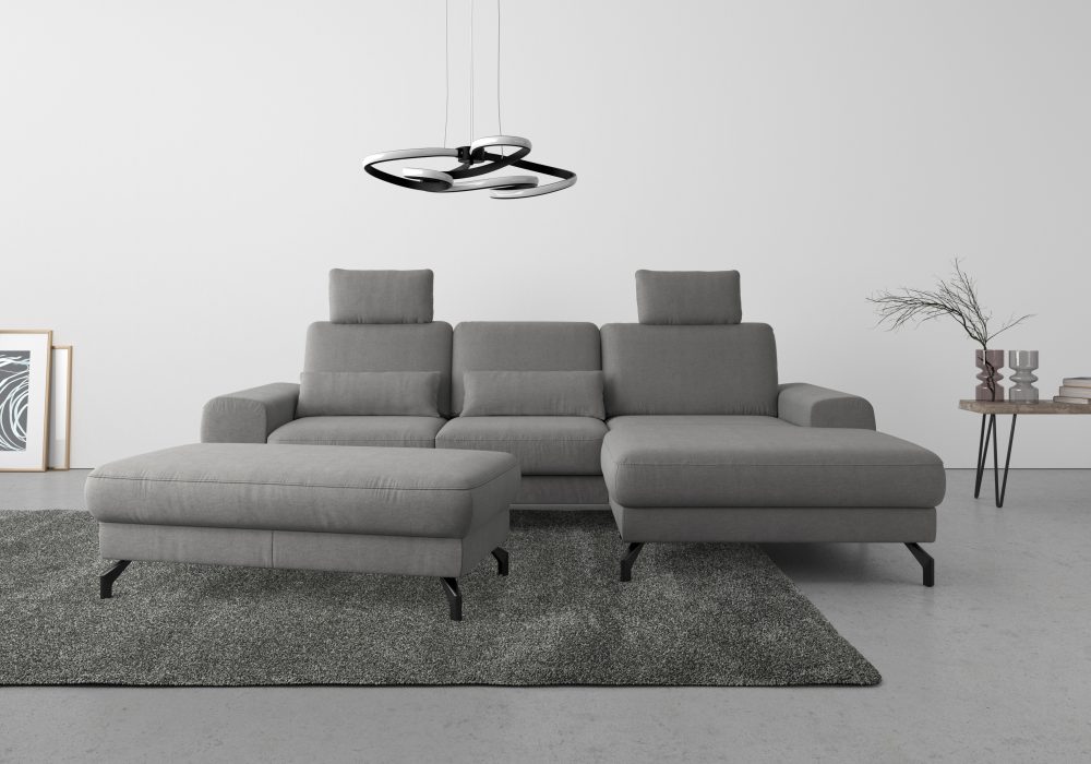 sit&more Ecksofa »Cinturo«, inklusive Sitztiefenverstellung und Federkern