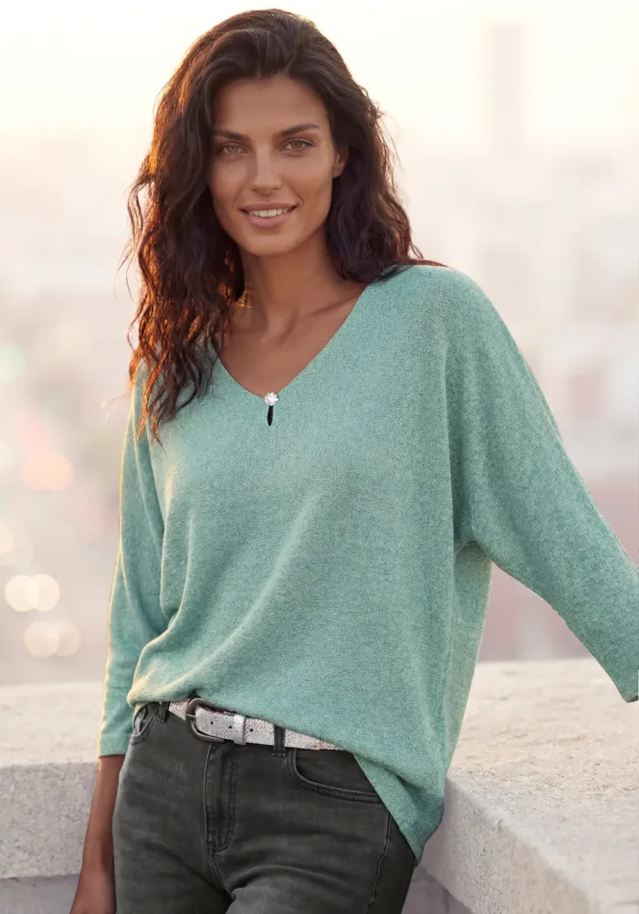 LASCANA 3/4-Arm-Shirt 
