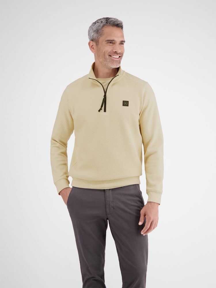 LERROS Sweatshirt, mit Logo Stickerei