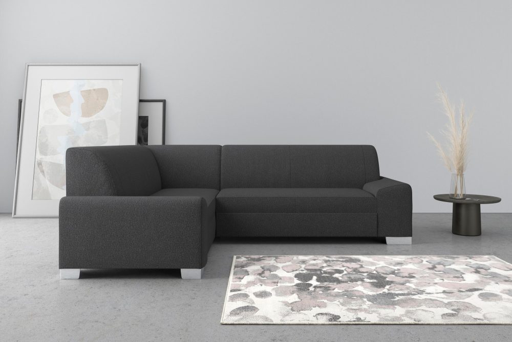 DOMO collection Ecksofa »Anzio«, Wahlweise mit Bettfunktion und Federkern