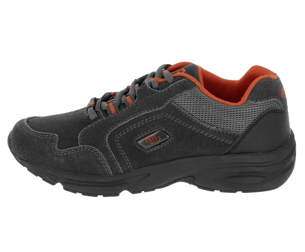 Nordic Walking Schuh für Damen und Herren anthrazit-orange