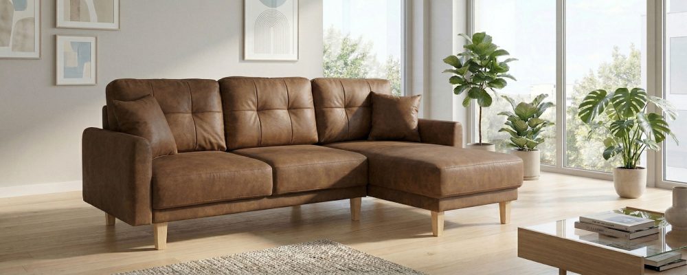 Home affaire Ecksofa »Triplo«, wahlweise mit Bettfunktion und Bettkasten, Zierkissen