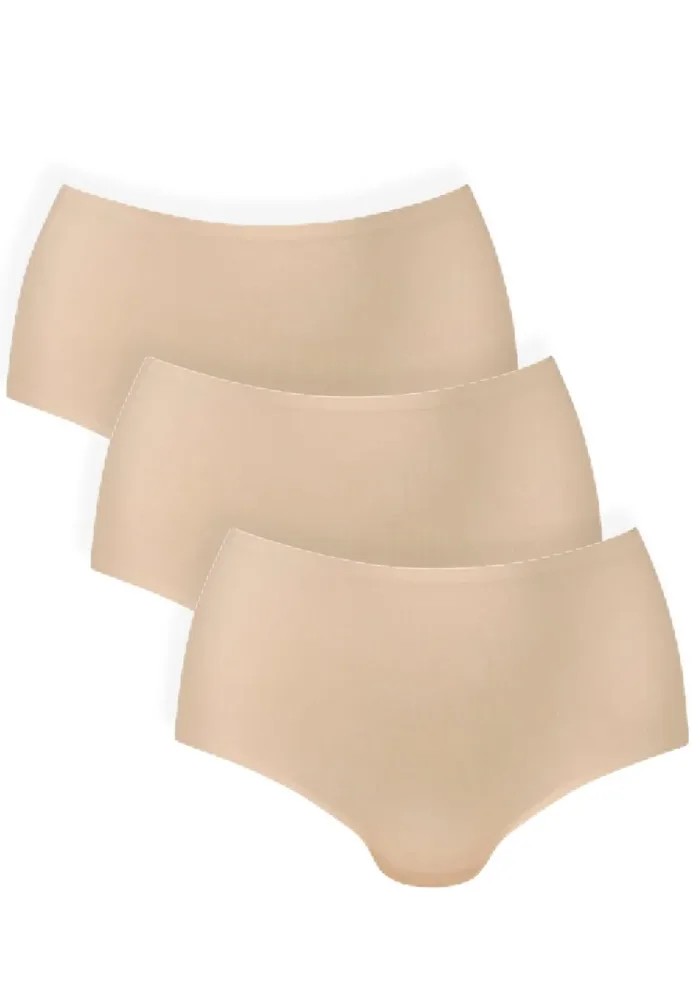 Anita - Panty -Essentials High Waist Briefs 3P, für Damen, Nude, Größe L/XL