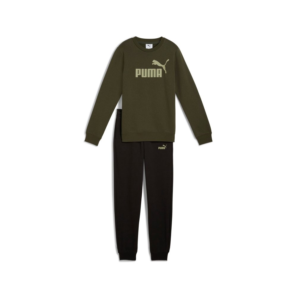 PUMA Trainingsanzug »ESS NO.1 LOGO CREW SWEAT SUIT FL B« 2 Stk. tlg.