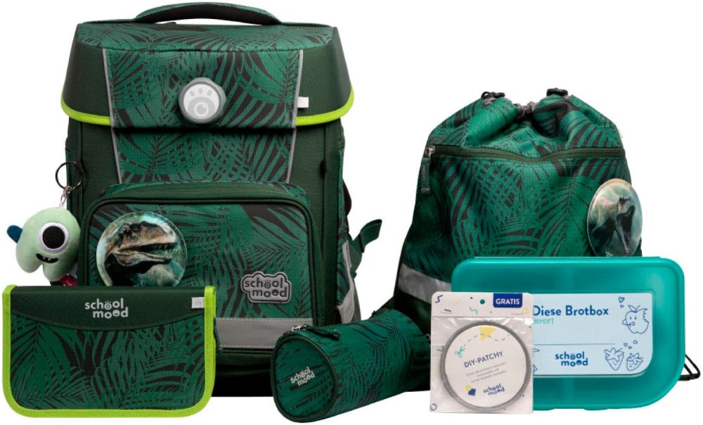 SCHOOL-MOOD® Schulranzen »Champion Maxx Pro«, retroreflektierende Flächen, mit LED-Patchy