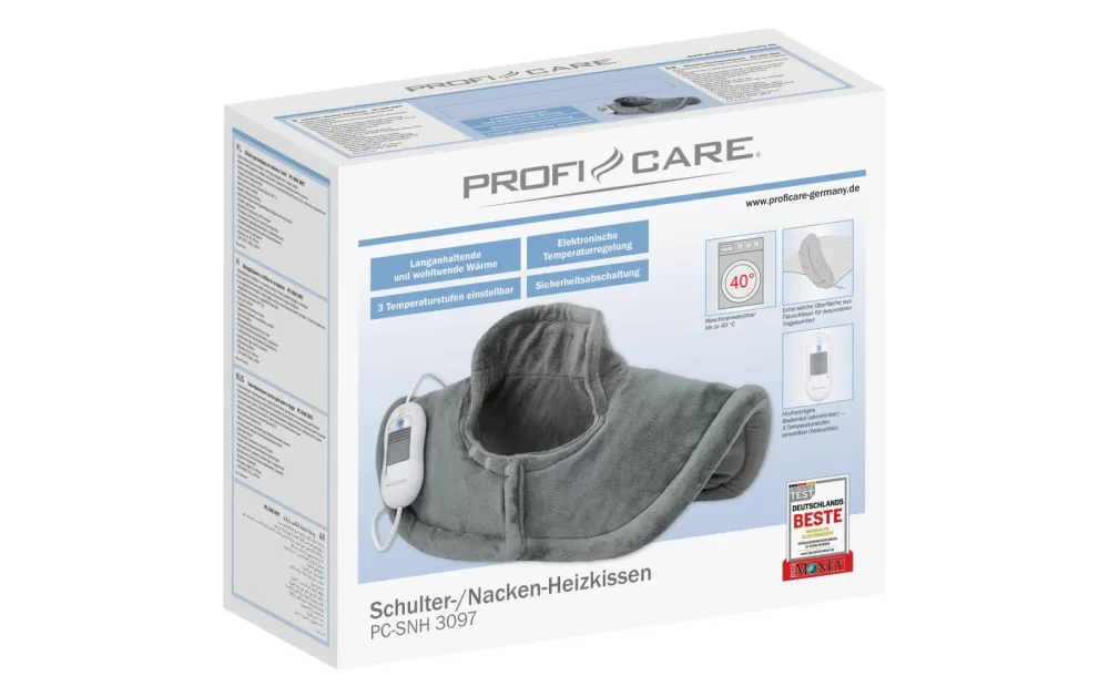 Profi-Care - PC-SNH 3097 - Schulter-Nackenheizkissen, Taubengrau, One Size