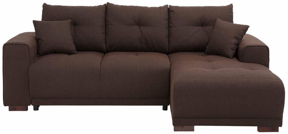 Home affaire Ecksofa »Viborg«, mit Regal in der Armlehne, wahlweise mit Bettfunktion