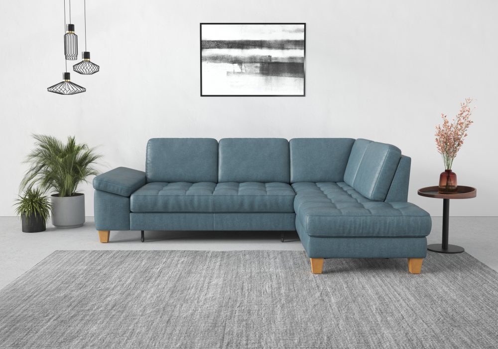 sit&more Ecksofa, mit Ottomane, mit oder ohne Bettfunktion, Bettkasten, Verstellung