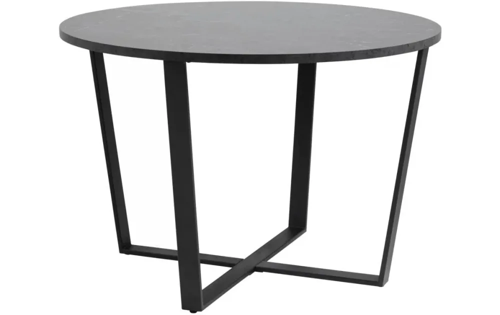 mutoni - Esstisch Amelia rund 110, One Size, Schwarz