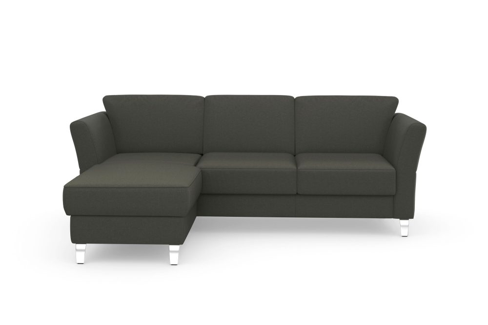 sit&more Ecksofa »Visby V«, wahlweise mit Bettfunktion und Bettkasten, frei im Raum stellbar, mit Federkern, auch erhältlich in dem besonders leicht mit Wasser zu reinigendem 