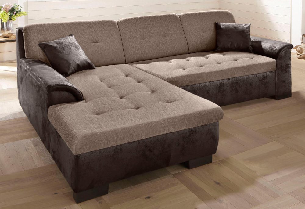 Home affaire Ecksofa »Bergen«, wahlweise mit Bettfunktion