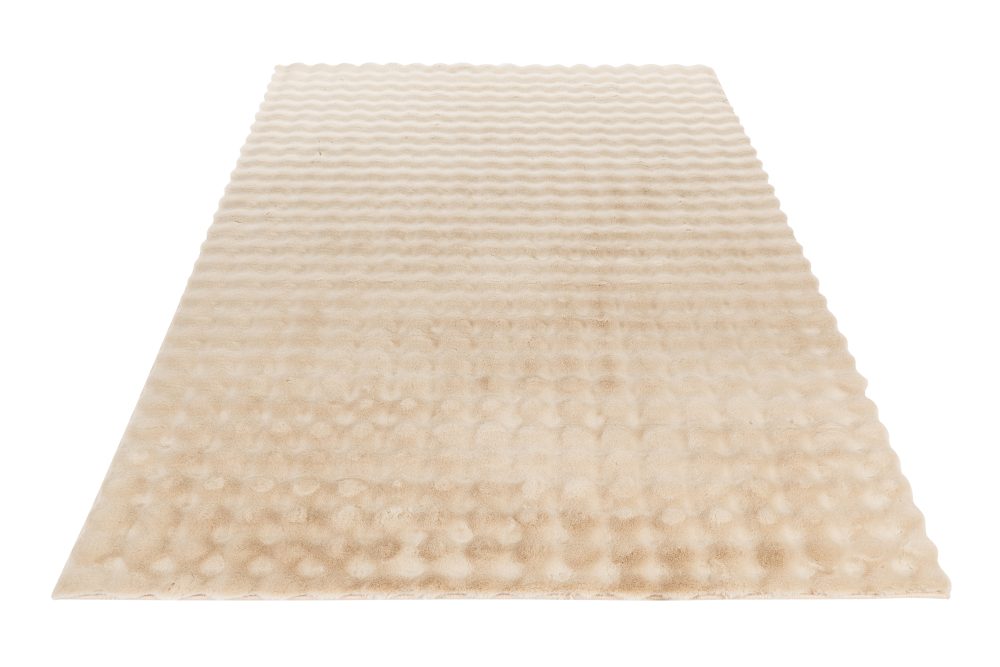 Obsession Teppich »My Aspen 485«, rechteckig, Uni Farben, besonders weich, Hoch-Tief Effekt, handgetuftet