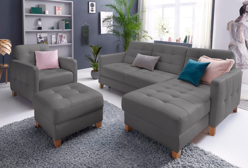 exxpo - sofa fashion Ecksofa, wahlweise mit Bettfunktion