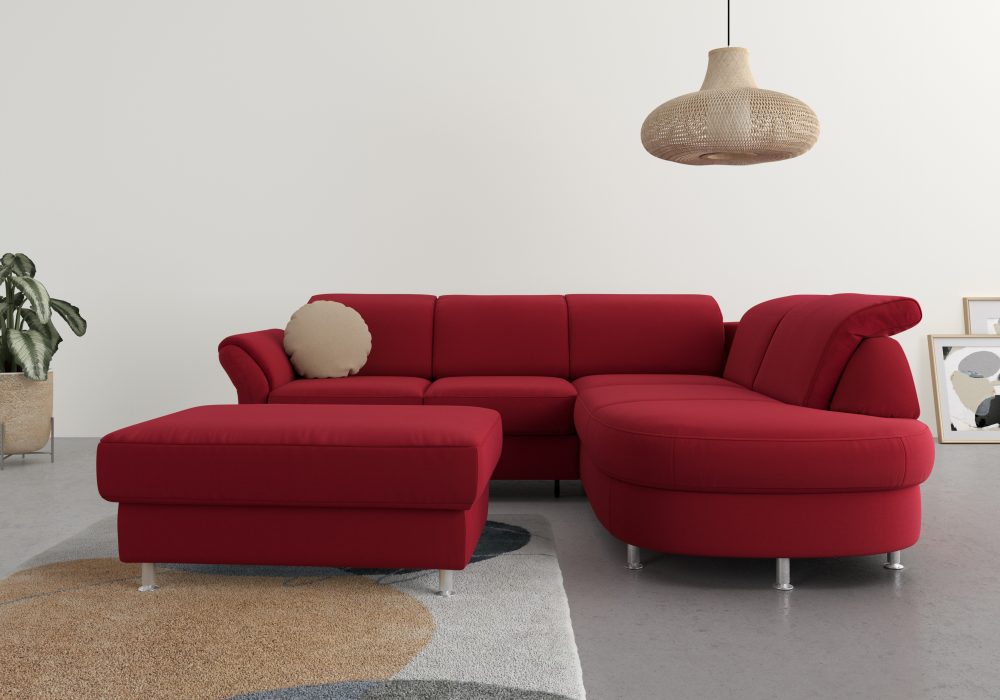 sit&more Ecksofa, wahlweise mit Bettfunktion, Bettkasten und Kopf- und Armteilverstellung