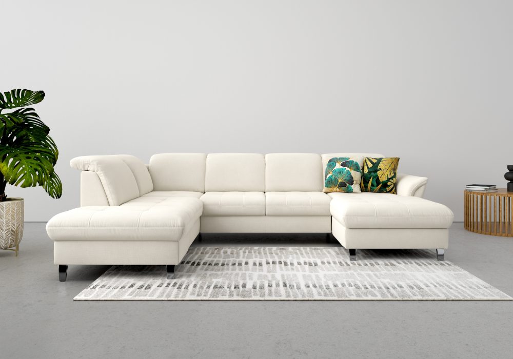 sit&more Wohnlandschaft, wahlweise mit Kopfteilverstellung, Bettfunktion und Stauraum