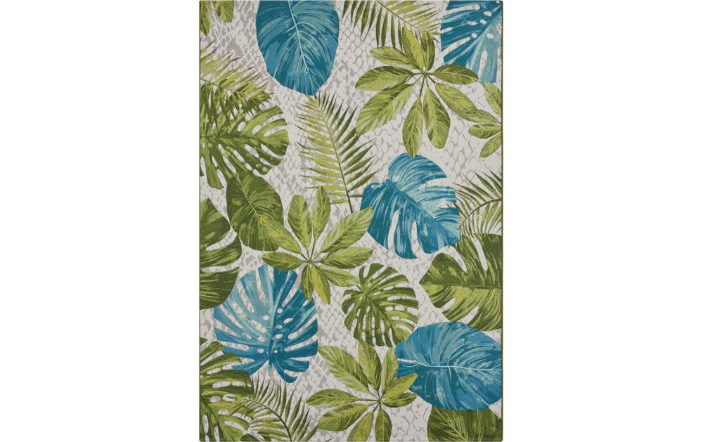 HANSE Home Outdoorteppich »Tropical Leaves«, rechteckig, 3 mm Höhe, strapazierfähig, robust, pflegeleicht, fussbodenheizungsgeeignet