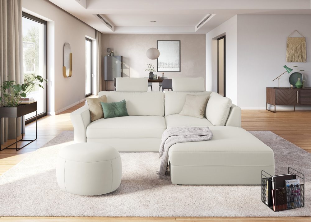 sit&more Ecksofa, inklusive Sitztiefenverstellung