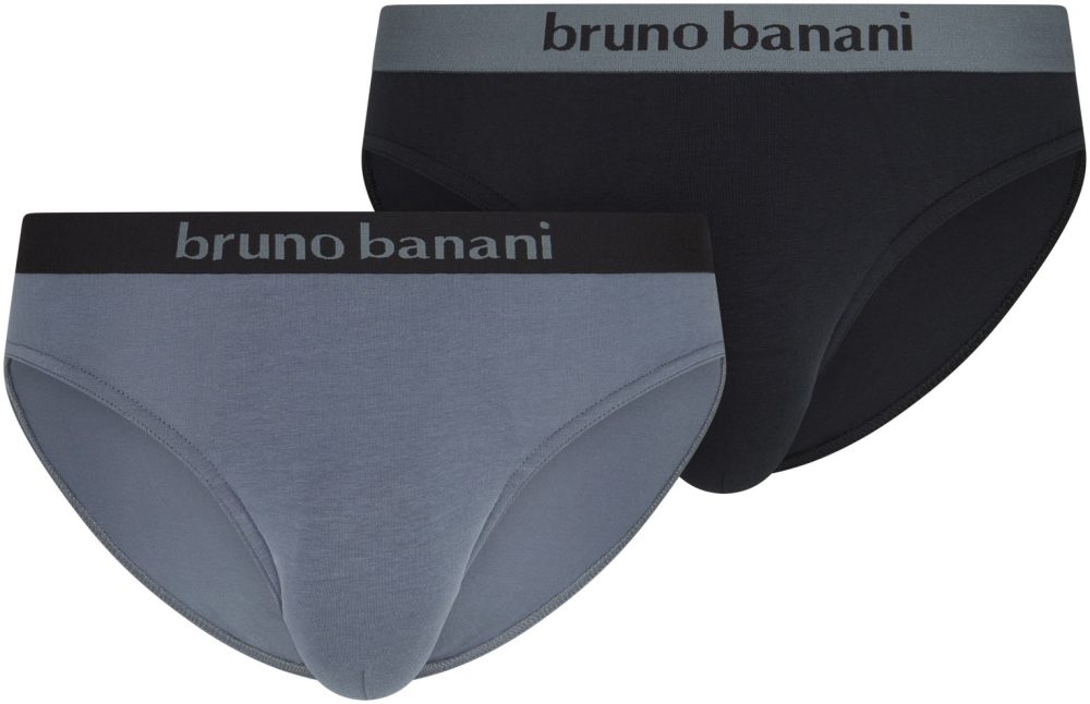 Bruno Banani Slip »Flowing«, (2er Pack), mit Logobund
