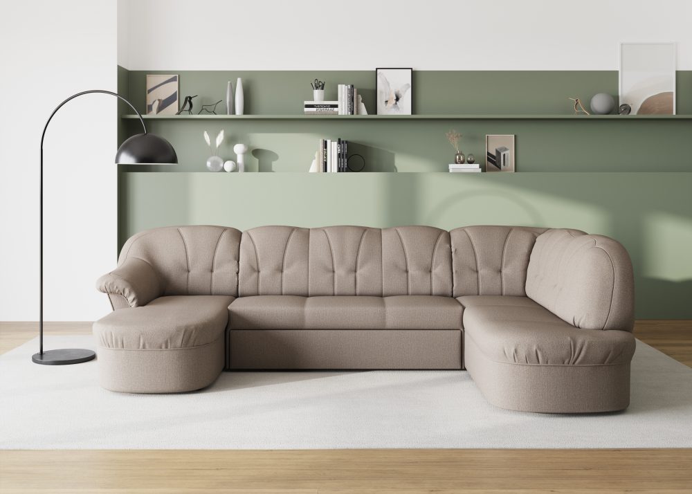 DOMO collection Wohnlandschaft »Pegnitz«, wahlweise mit Bettfunktion