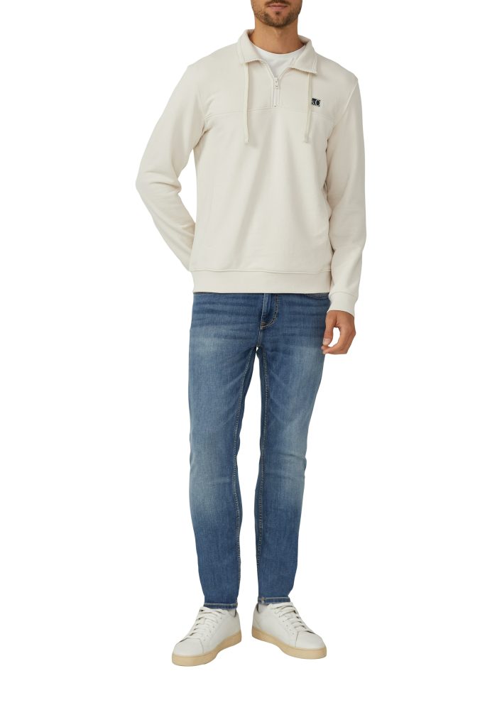 s.Oliver Sweatshirt mit Logo Patch
